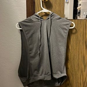 Cropped cutout workout top